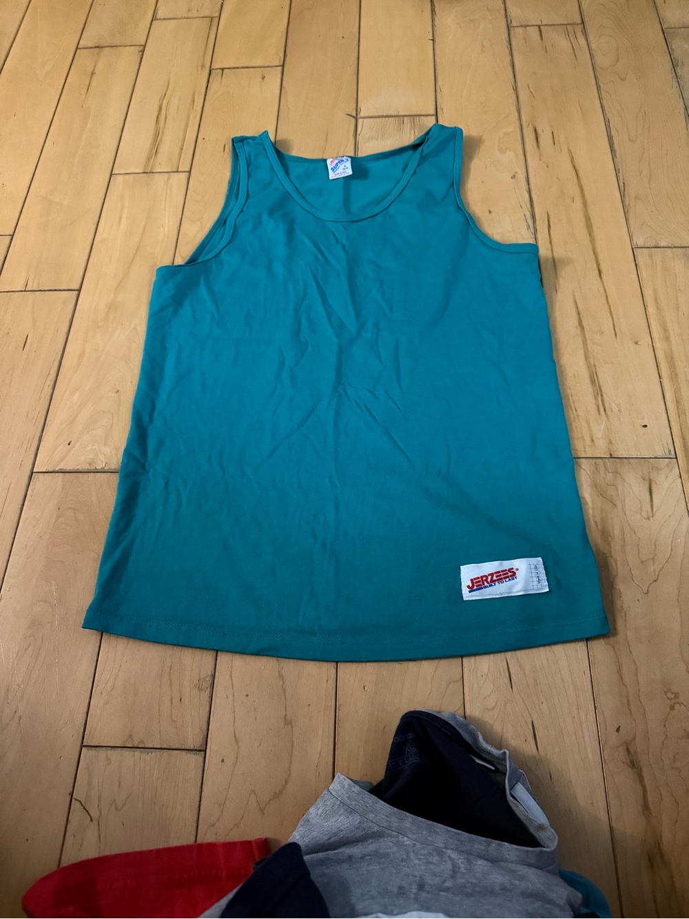 Jerzees Teal men’s Tank Top